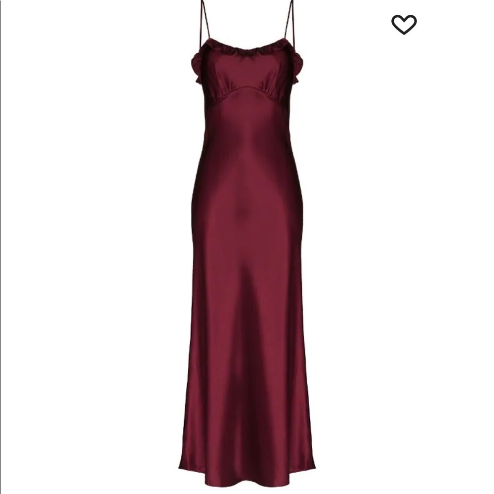 Reformation Aribella ruffled dress from Farfetch.